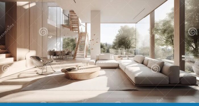 Minimalist Interior Design with a Focus on Natural Light and Air Flow ...